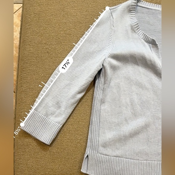 J. Jill Blue Cardigan V-Neck Button Up Sweater - Picture 11 of 12